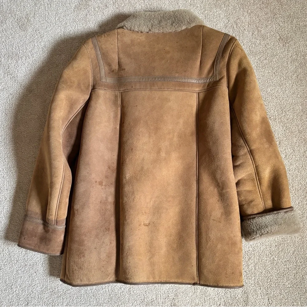Genuine Sheepskin coat size 10 - Picture 4 of 14